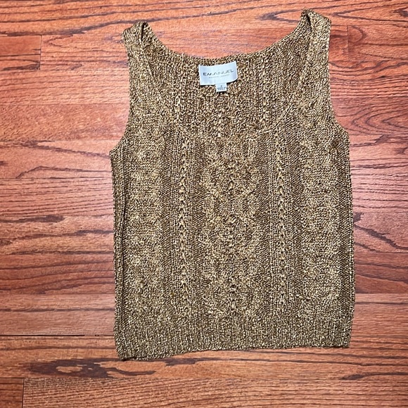 Gold knitted top - Picture 4 of 4